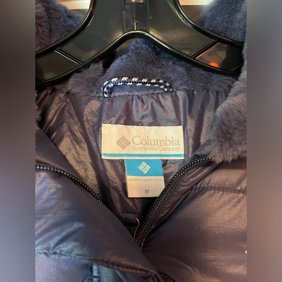 Womens Medium Columbia Peak To Park II Mid Insulated Jacket Hood Water Resistant - Picture 2 of 16